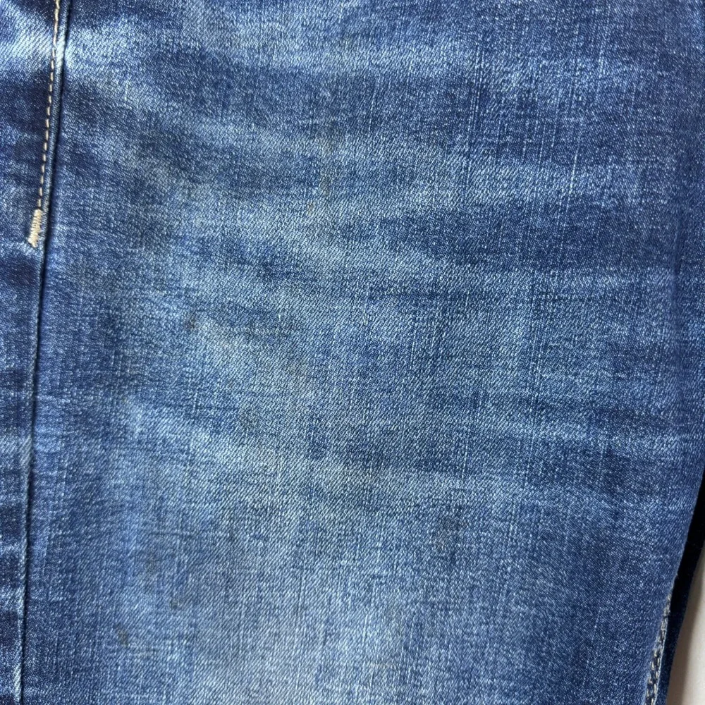 Silver Jeans Co Mens‎ 31x32 Actual L31 Zac Straight Leg Denim Medium Wash Grunge